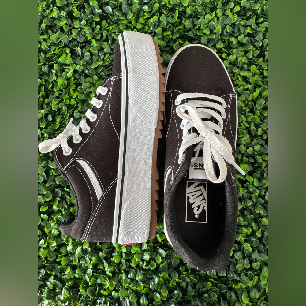 Vans Classic Black and White Low-Tops